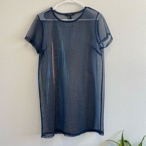 Black iridescent blouse from forever 21
